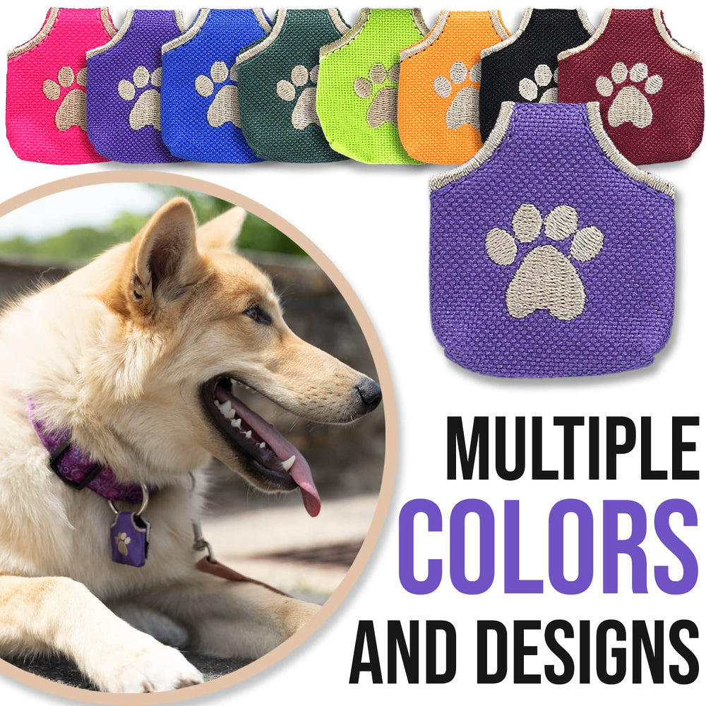 Woofhoof fermeture velcro facile pour attacher le pendentif chien