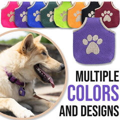 Woofhoof fermeture velcro facile pour attacher le pendentif chien