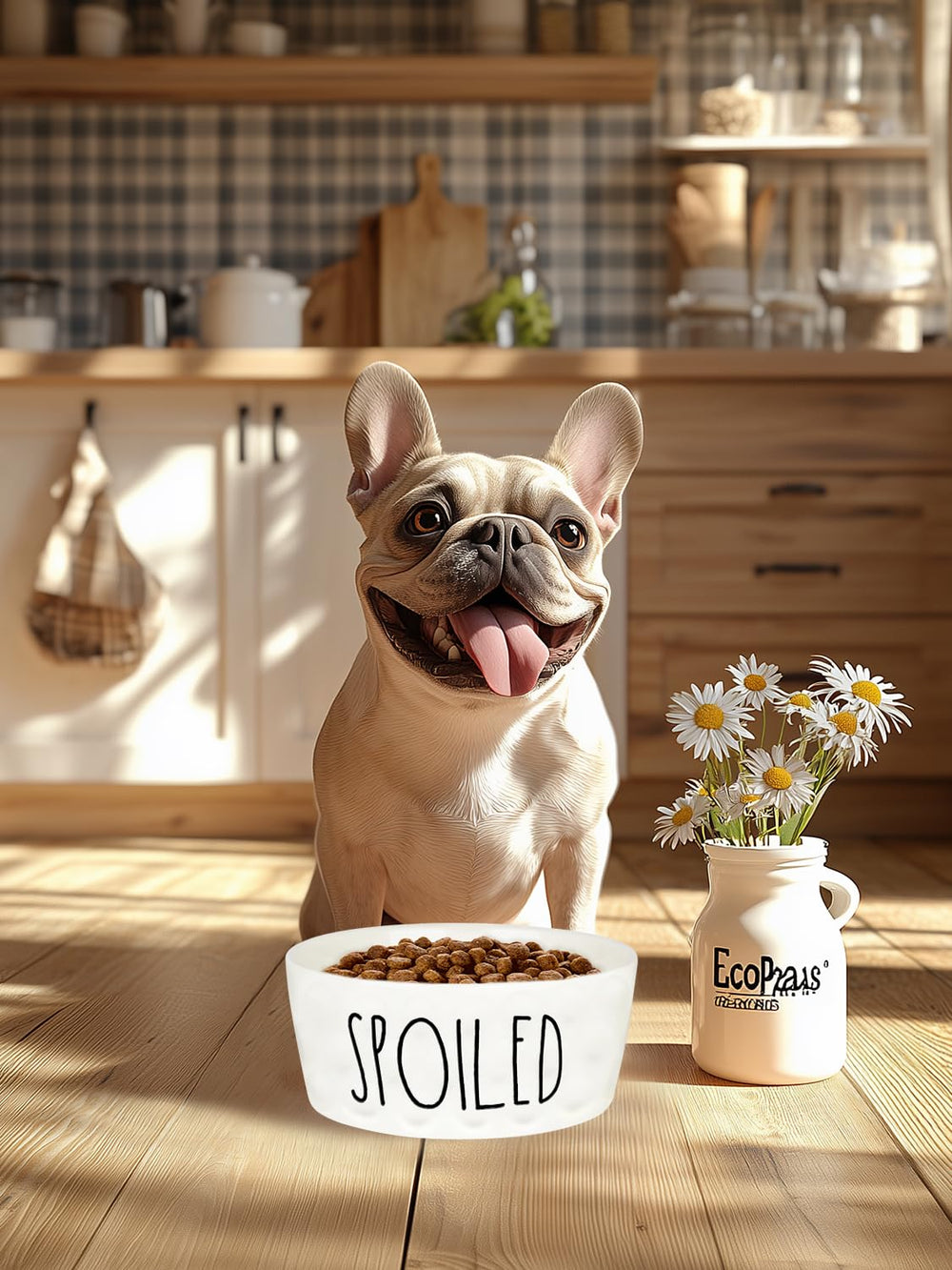 Design minimaliste WoofinPets, s’accorde bien dans une cuisine moderne.