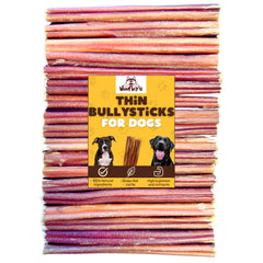 Woofley's bâtonnet de pizzle de bœuf pour petit chien, mâchage durable.