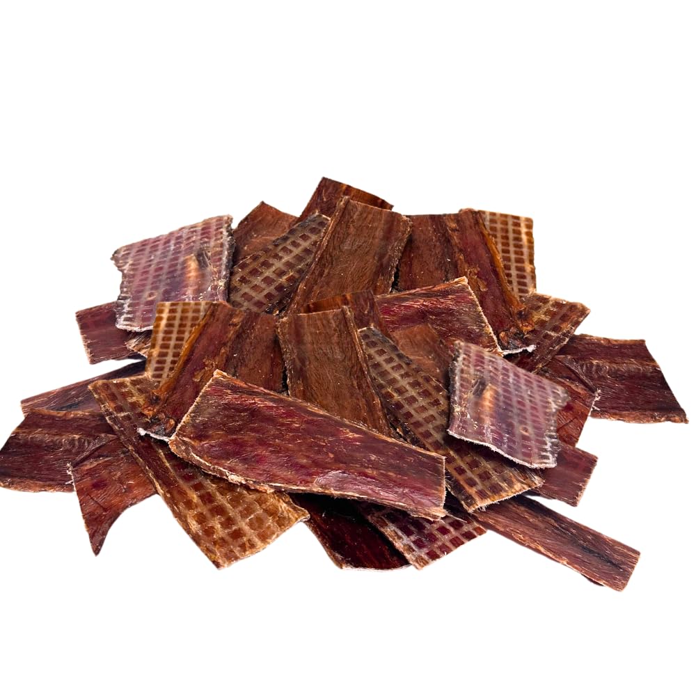 Woofley's Esophagus Jerky emballage: friandise naturelle pour chien favorisant l'occupation.