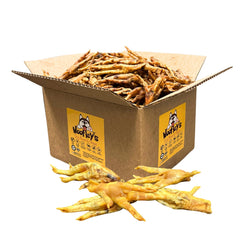 Woofley's Pattes de Poulet, emballage pratique pour friandises durables.