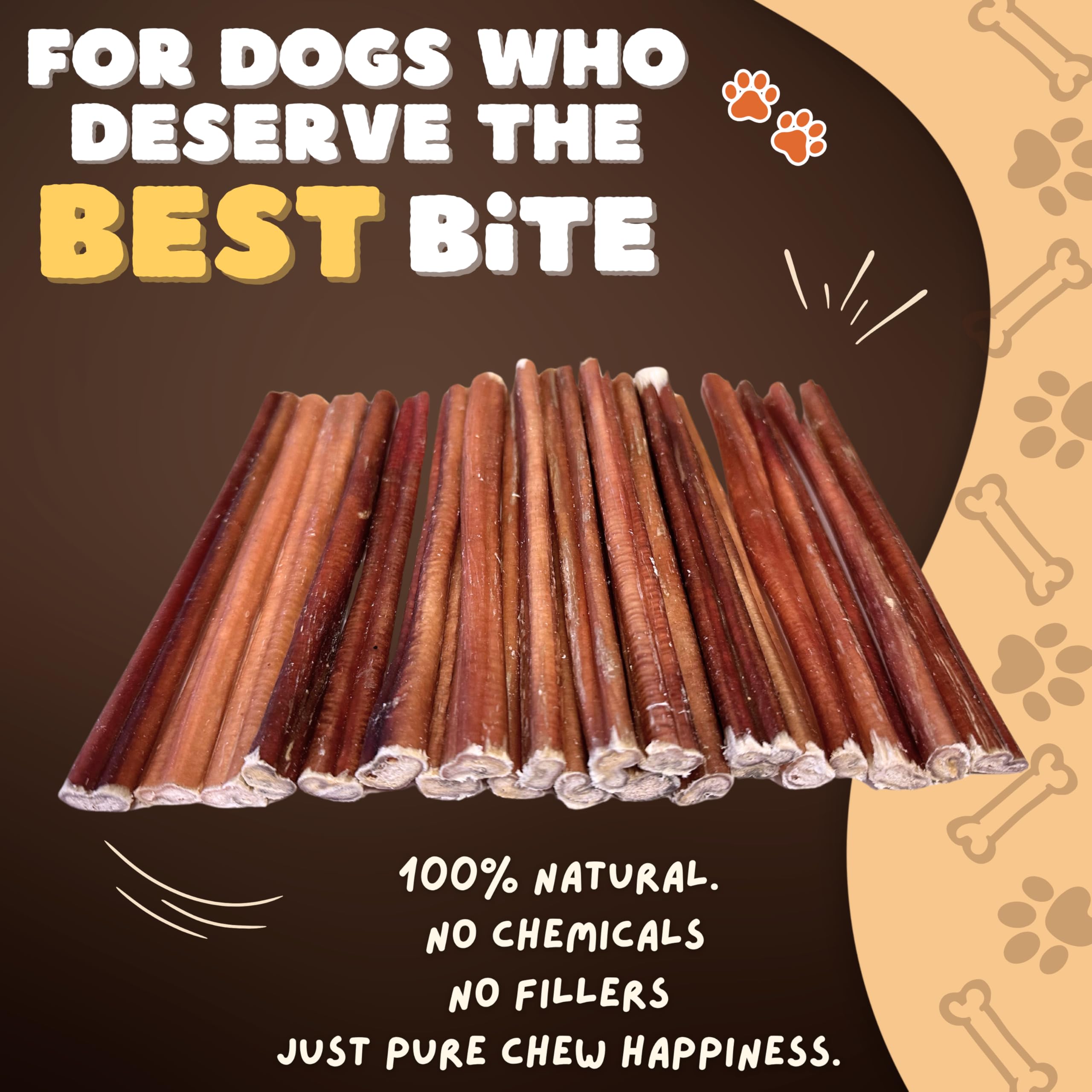 Woofley's batonnets-petits-chiens: texture naturelle pour mastiquer lentement.