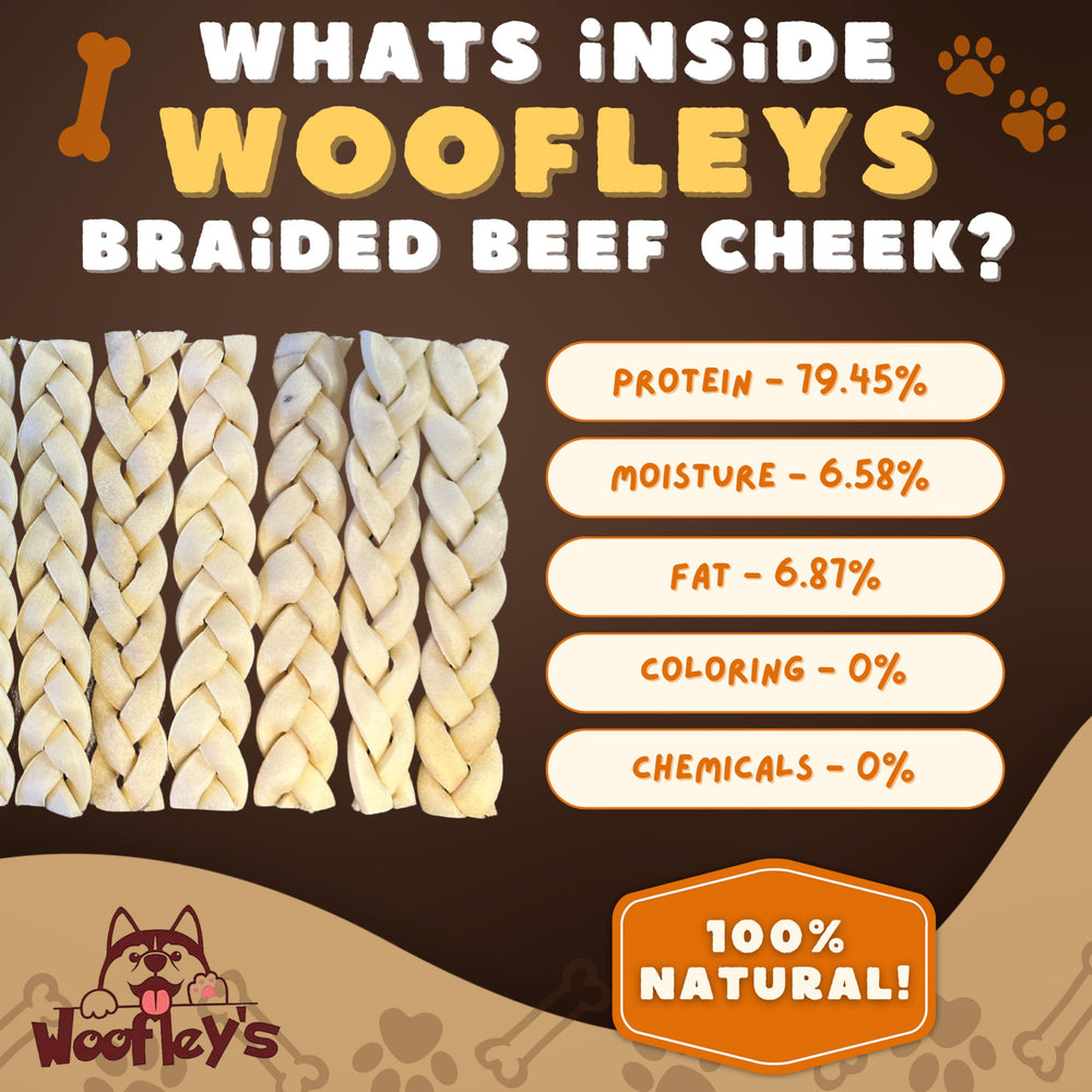 Woofley's torons joue boeuf buffalo usage quotidien pour chiens