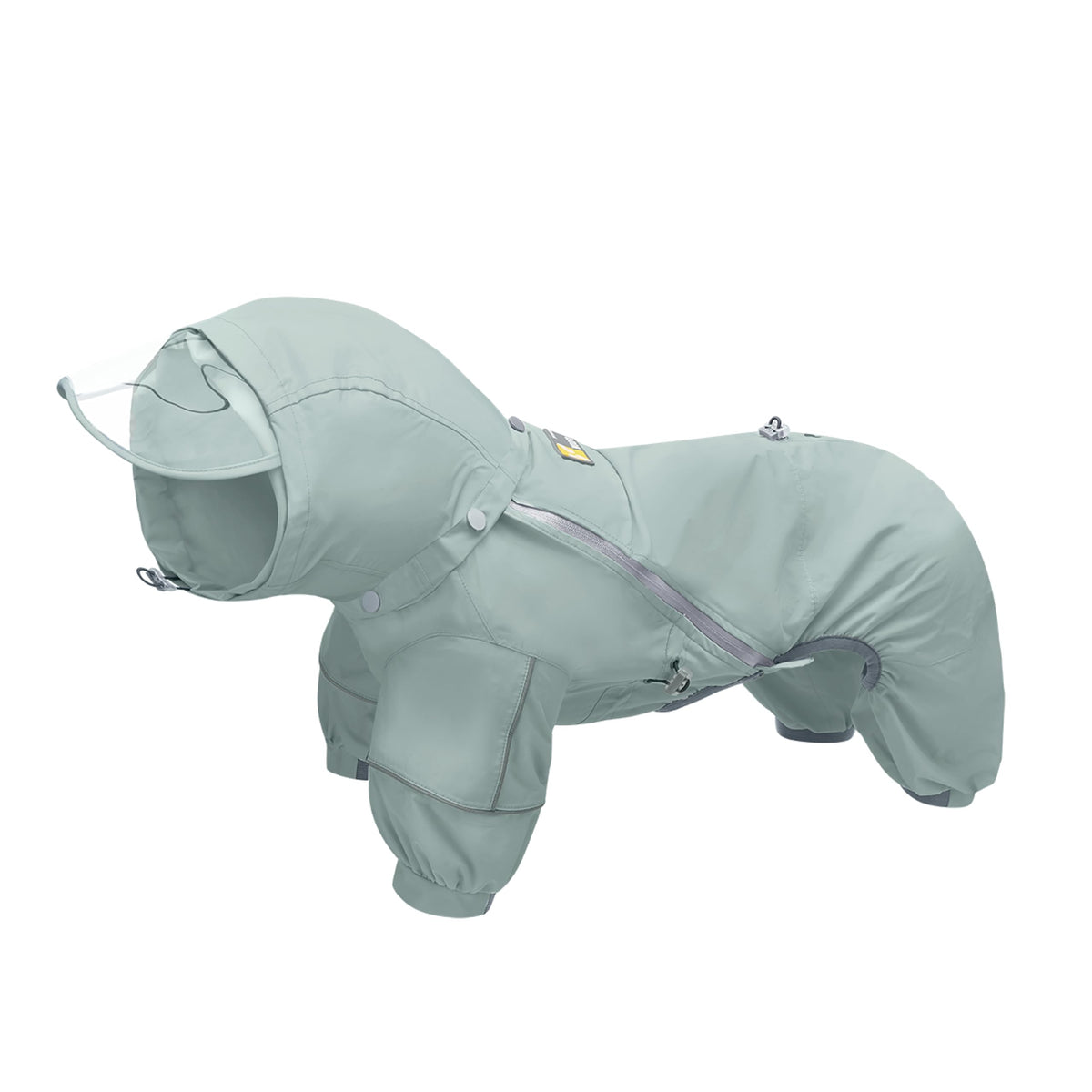 Woofo imperméable chien, vue avant, protection légère et confortable pour les balades.