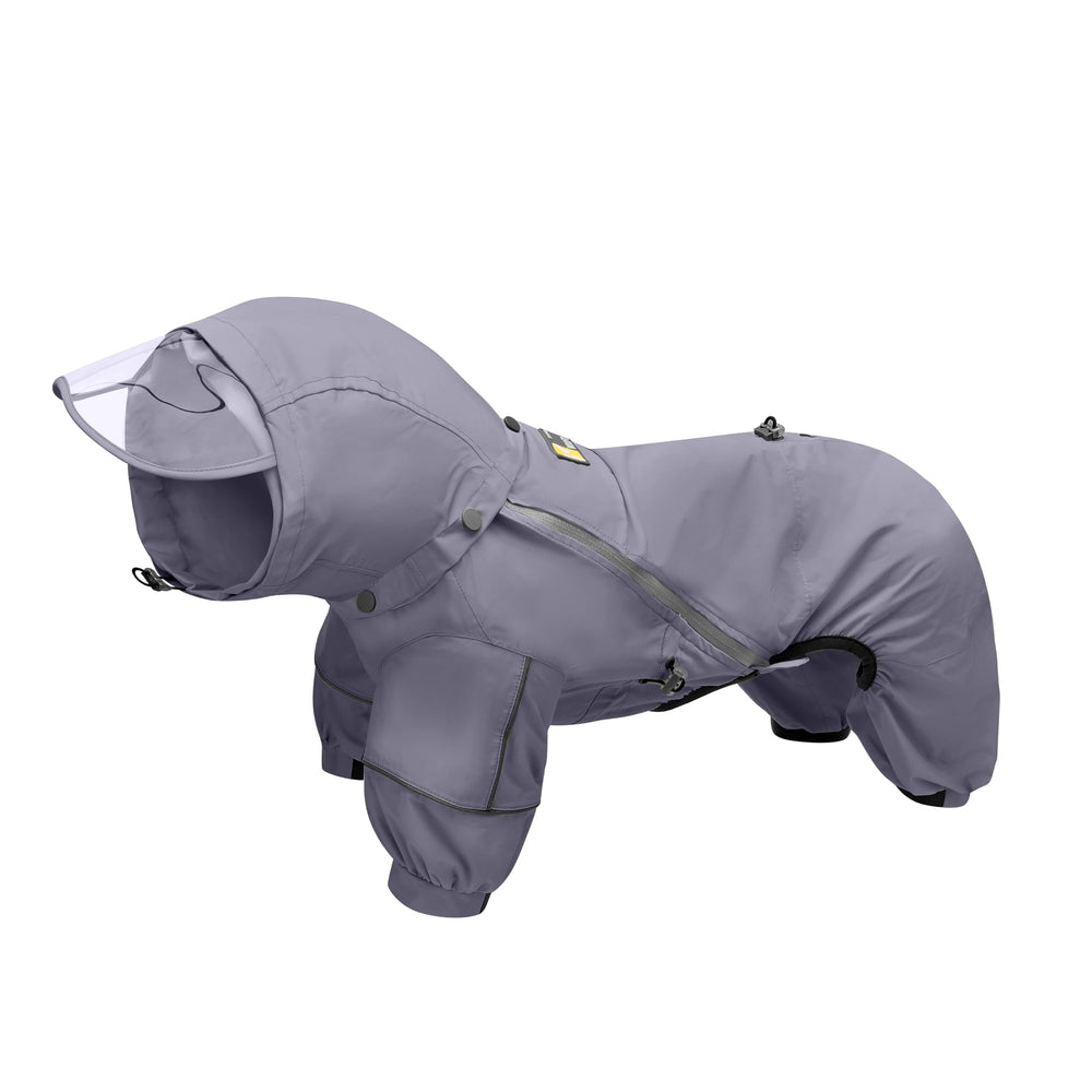 Manteau imperméable WOOFO pour chien – couverture complète pour balades sous la pluie.