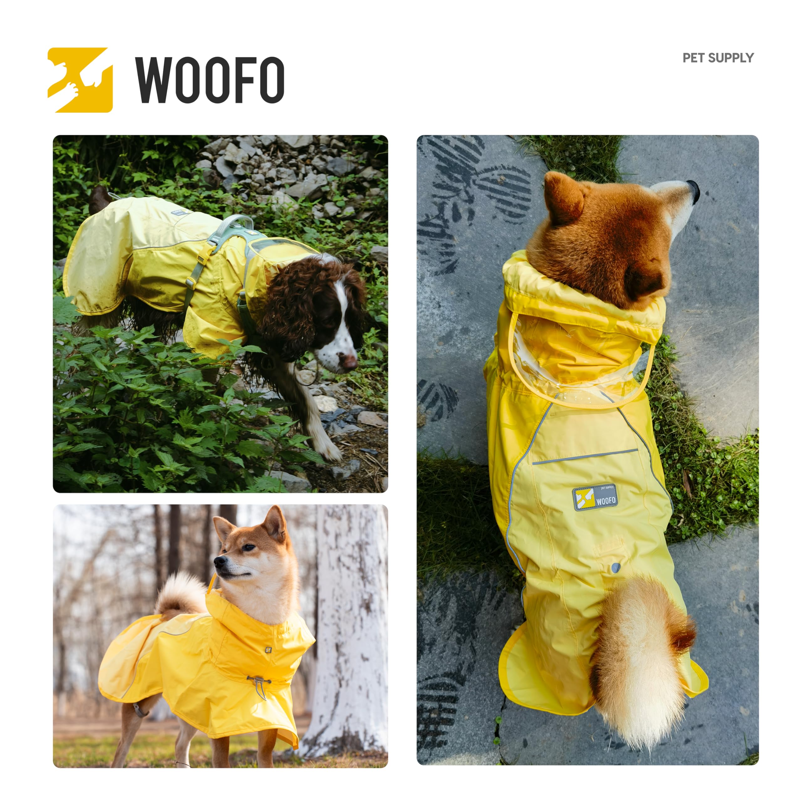 Matériau imperméable et léger de WOOFO offrant liberté de mouvement.