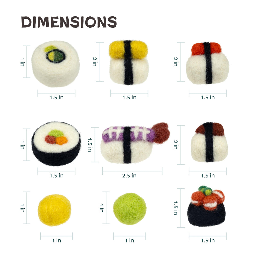 Sans-odeur Woolbuddy Sushi Chat pour foyers sensibles