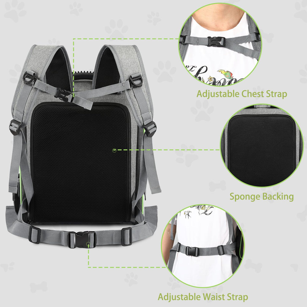 worfty-sac-dos-chat-conforme-en-cabine se glisse sous le siège pour voyager