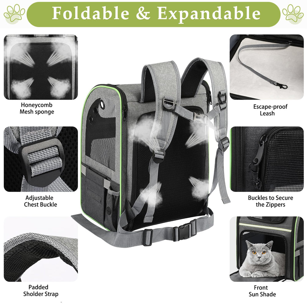 worfty-sac-dos-chat-oxford-resistant résiste aux griffures et à l'usage quotidien