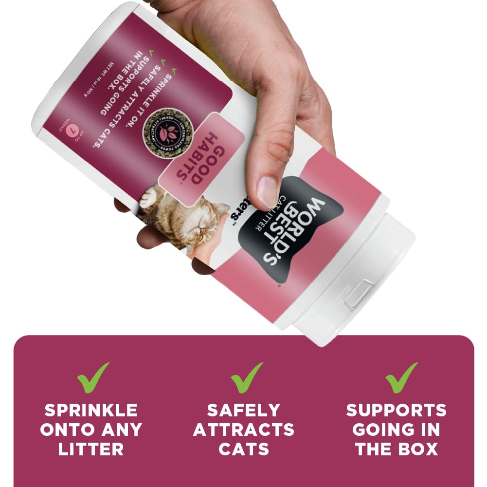 World’s Best Cat Litter Boosters Good Habits — utilisation quotidienne facile à intégrer