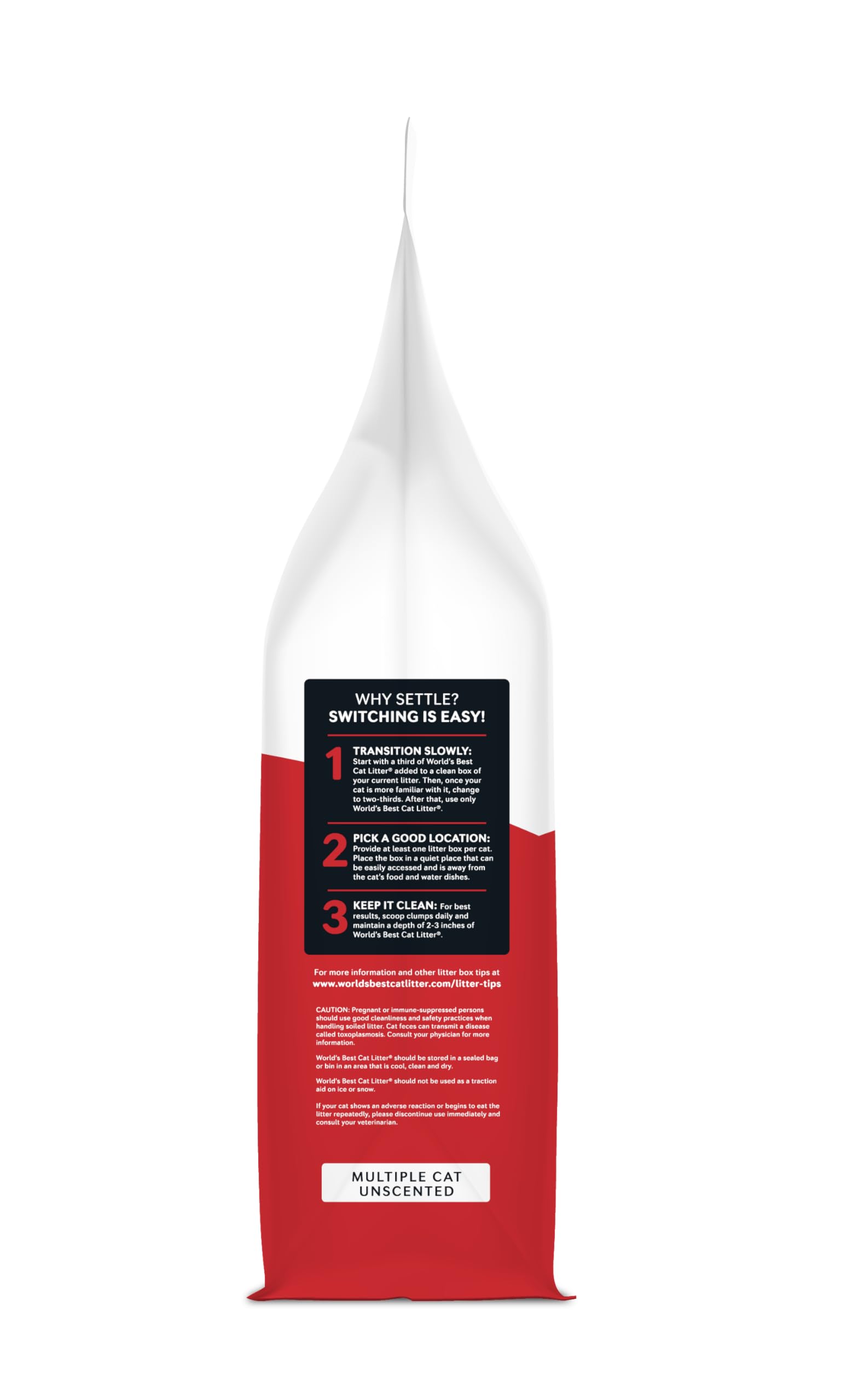 World's Best Cat Litter, fabriquée aux États-Unis et qualité assurée.