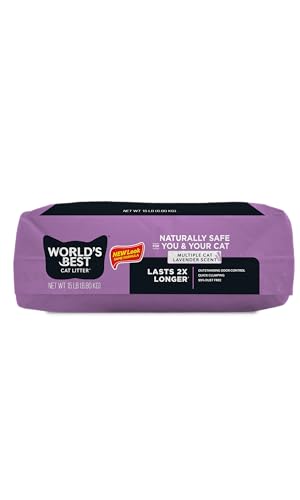 World's Best Cat Litter – fabriqué aux États‑Unis selon des normes élevées.