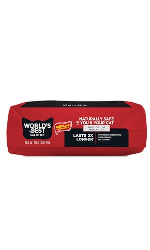 World's Best Cat Litter, usage adapté à tous les types de chats.