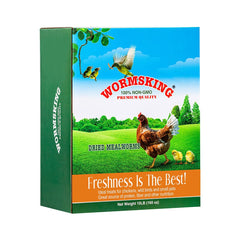 WORMSKING: sac de vers de farine séchés, fraîcheur visible et qualité