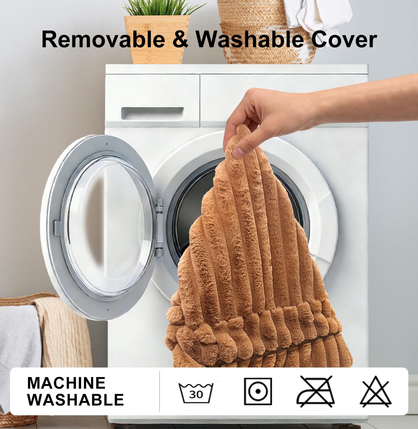 Wowohpet housse lavable au lavage facile pour garder propre.