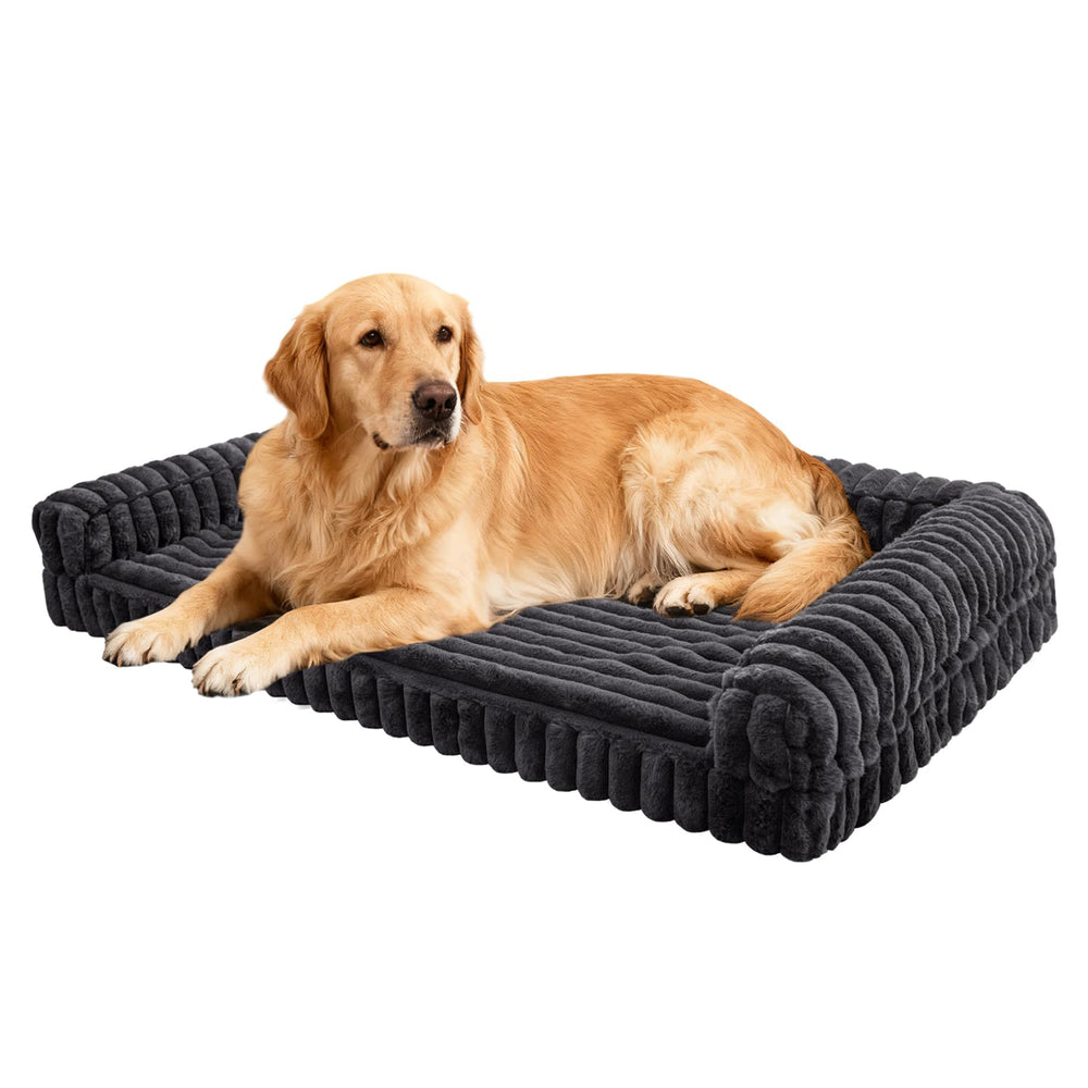 Lit orthopédique Wowohpet imperméable, confort durable pour chien moyen.