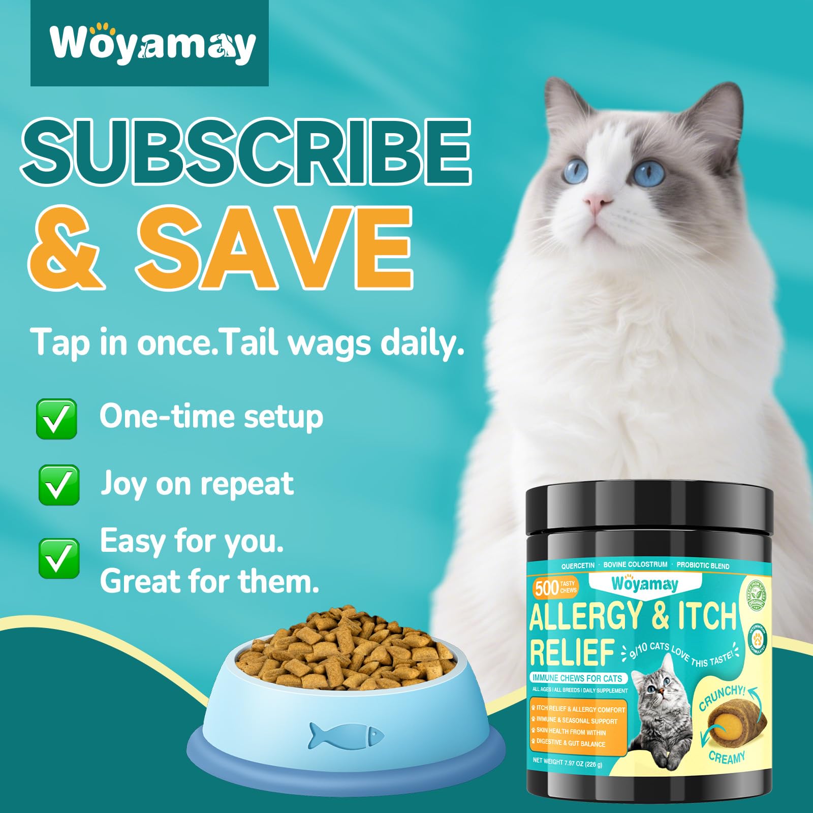 Woyamay Chat emballage hygiénique: emballage sûr et pratique pour la famille.