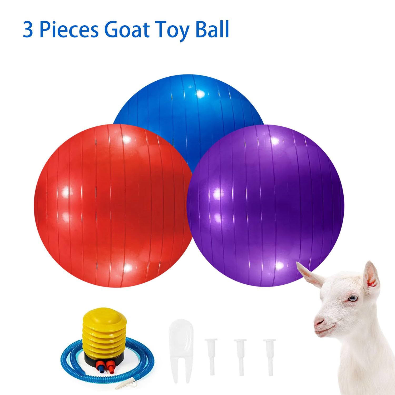 WoYous balle mouton 17,7 pouces, adaptée pour grands animaux.