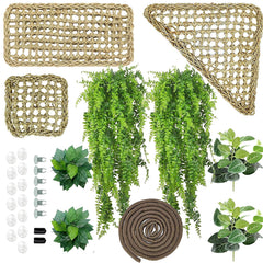 Hamac en herbe de mer Woyrise – refuge confortable pour se reposer et réguler la chaleur.