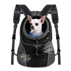WOYYHO sac-portage-chien-avant-m-noir: confort et ventilation pendant les sorties.