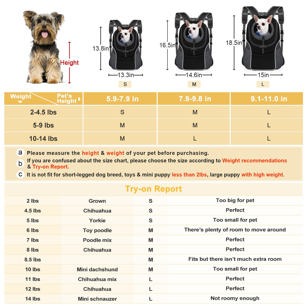 WOYYHO sac-portage-chien-ceinture-dos-m-noir: soutien renforcé et stabilité lors de randonnées.