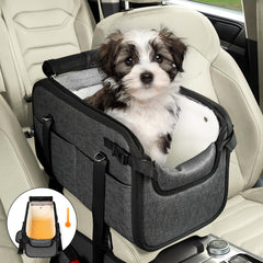 WOYYHO siège-auto chien petit luxe velours offre confort pendant les trajets.