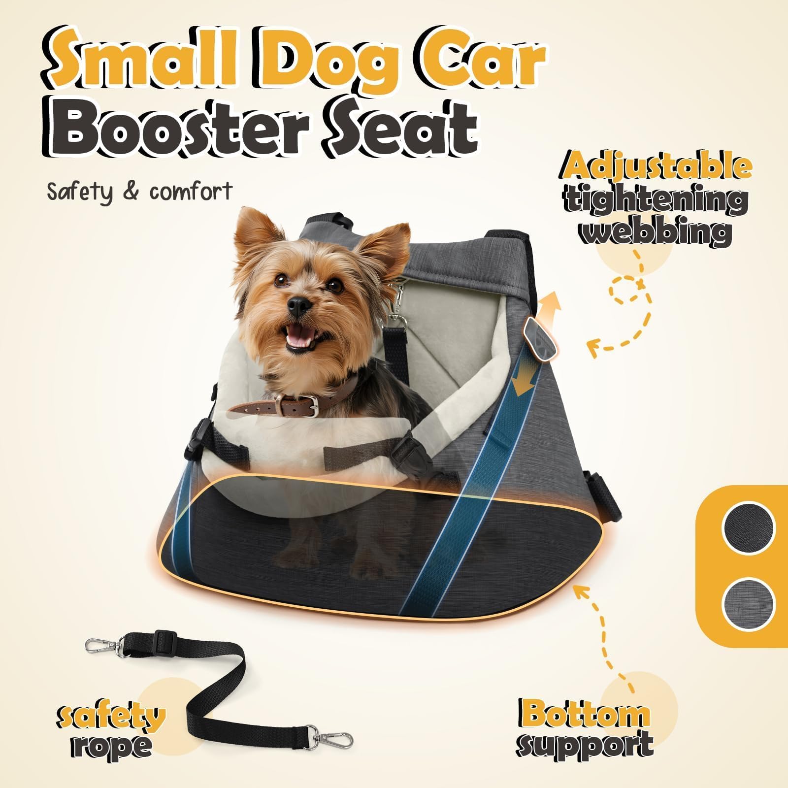 WOYYHO siège-auto petit chien compatibilité véhicule variée pour plusieurs modèles.