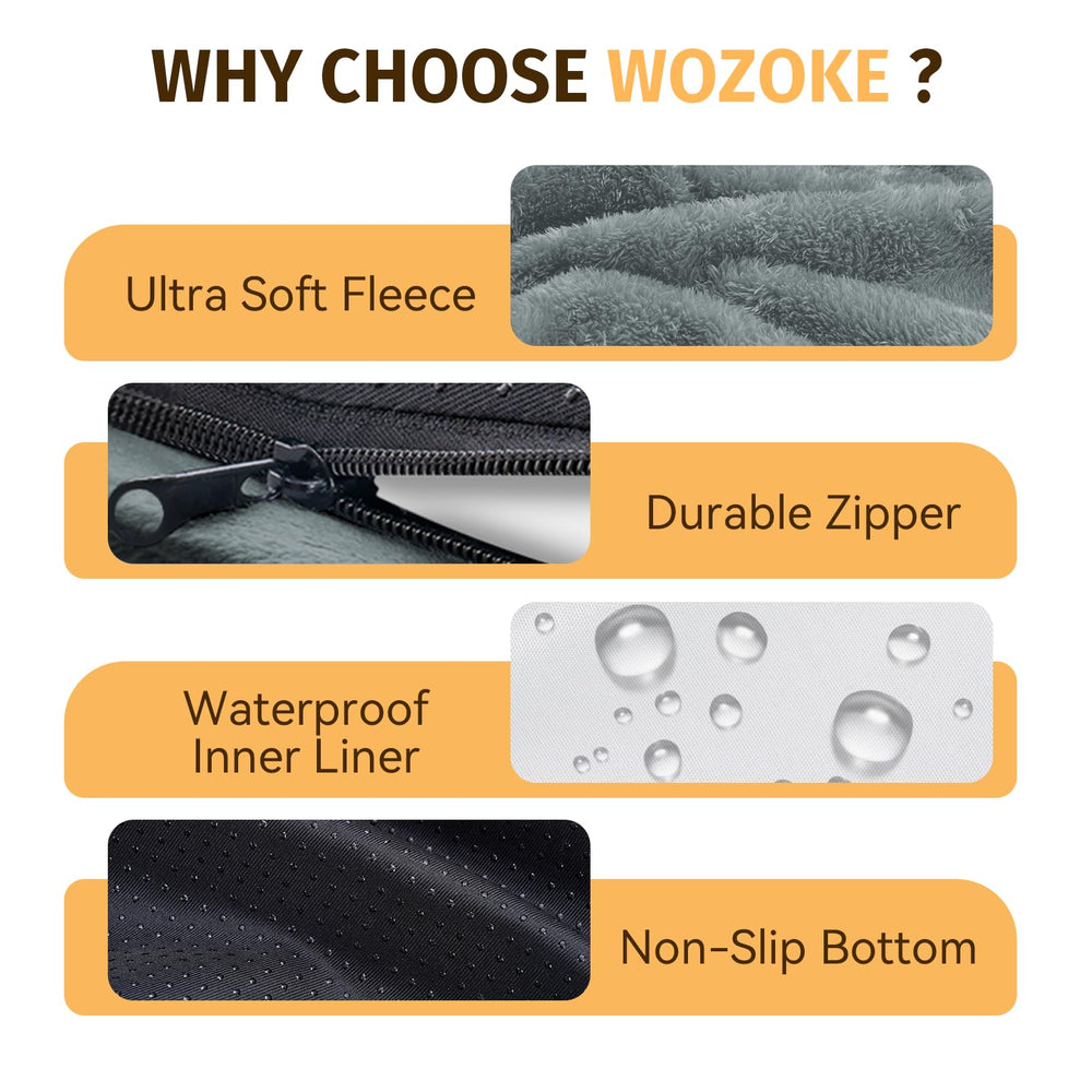 Housse lavable WOZOKE, entretien rapide et hygiène assurée.