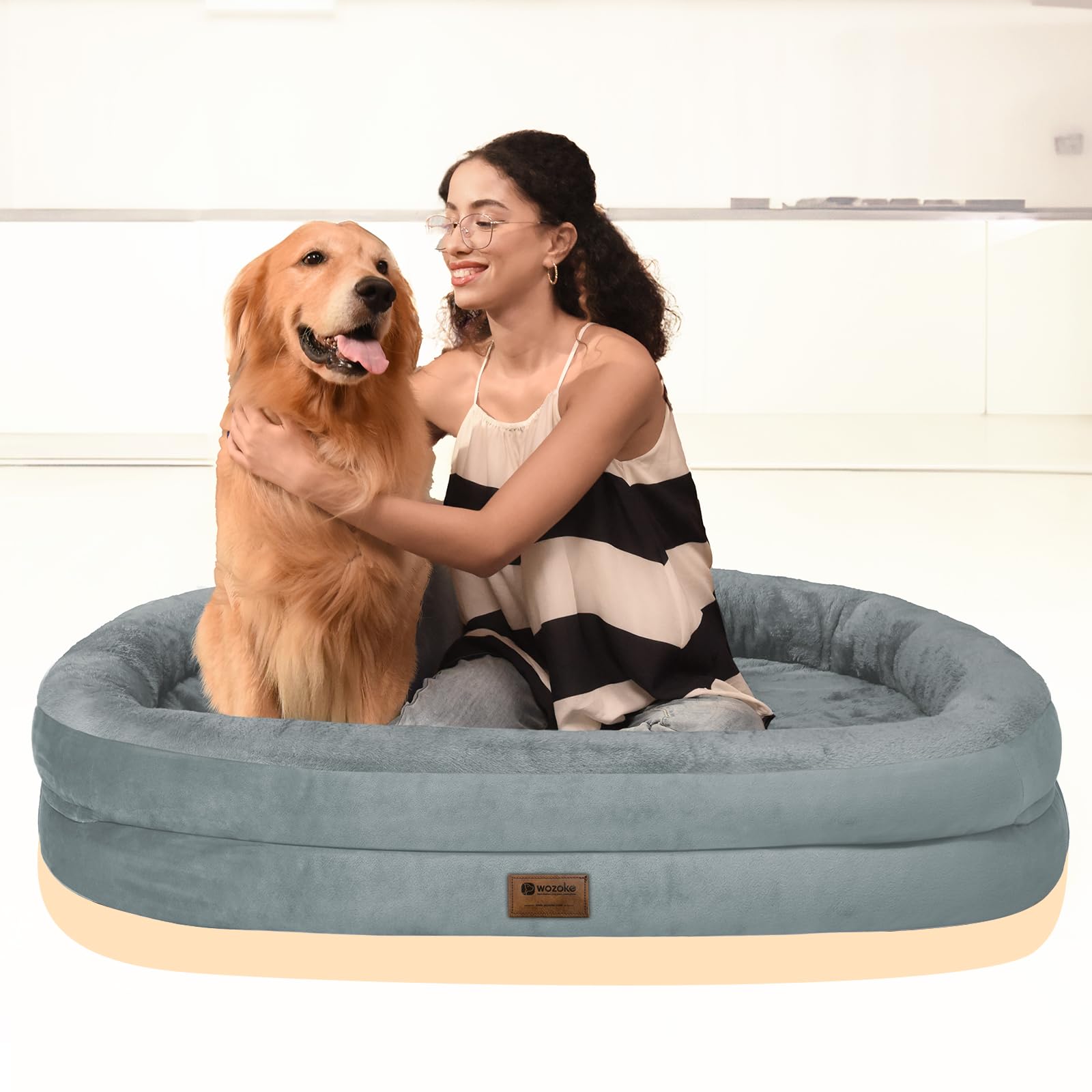 Tissu doux WOZOKE, confort pour les siestes quotidiennes.