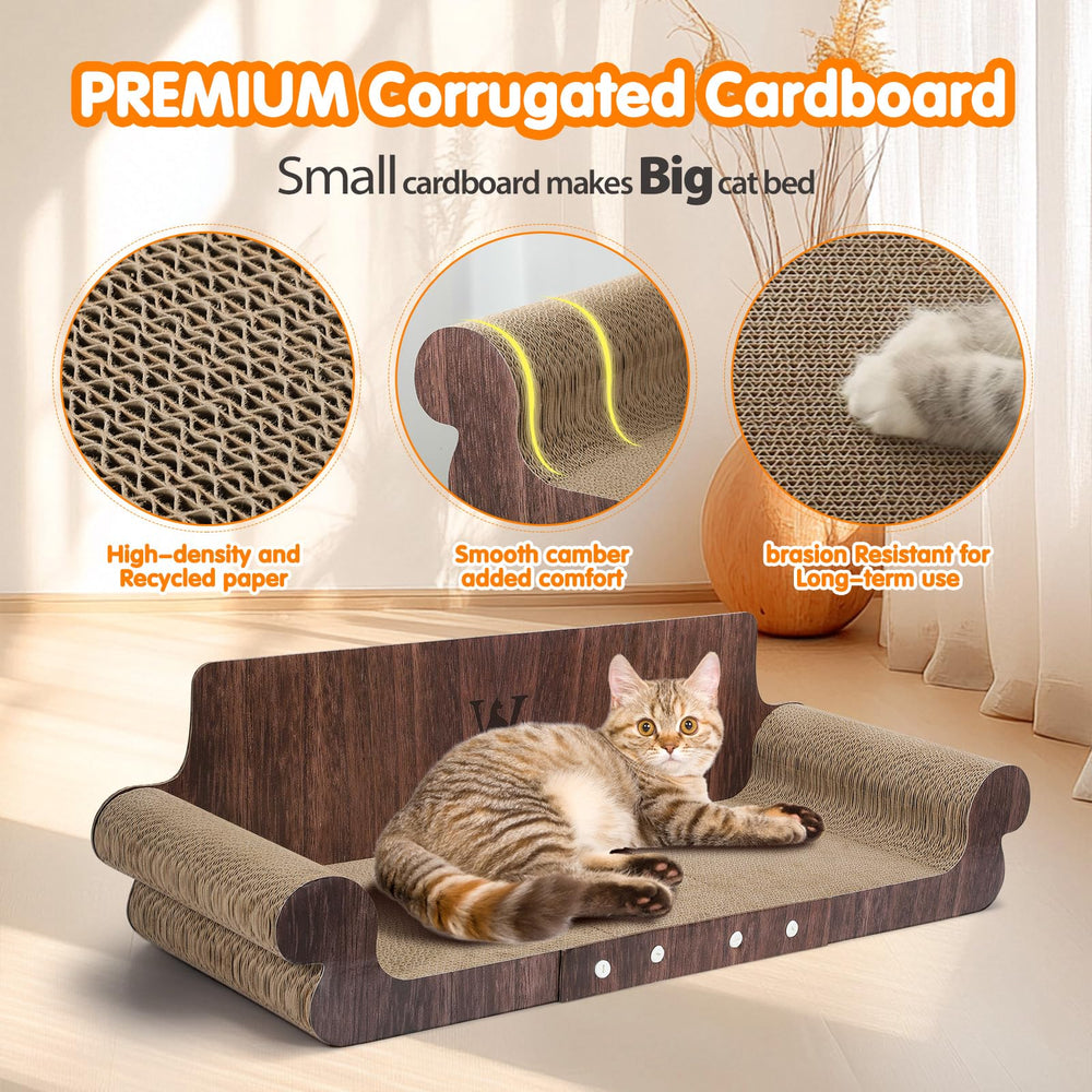 wpvpaw canape-lounger-chat-carton: design moderne pour déco.