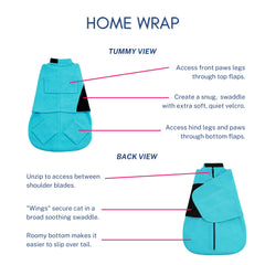 Wrap-chat-calme : taille moyenne adaptée à la plupart des chats.