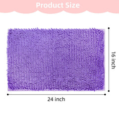 WRINGKIT tapis absorbant microfibre chenille — absorption rapide
