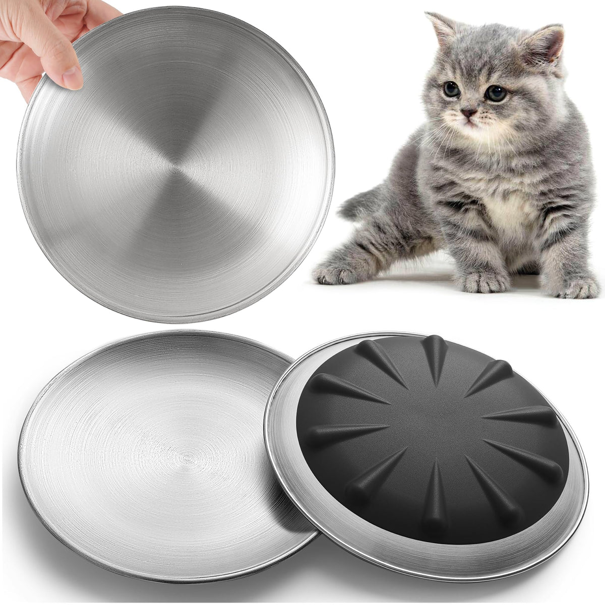 Bol WROSWT en inox 304 avec base antidérapante pour repas calmes.