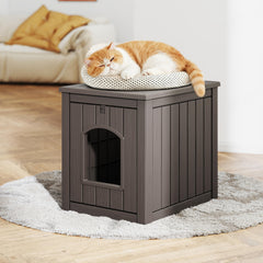 WTFGO enclos-litiere cache-litiere fini bois, design discret