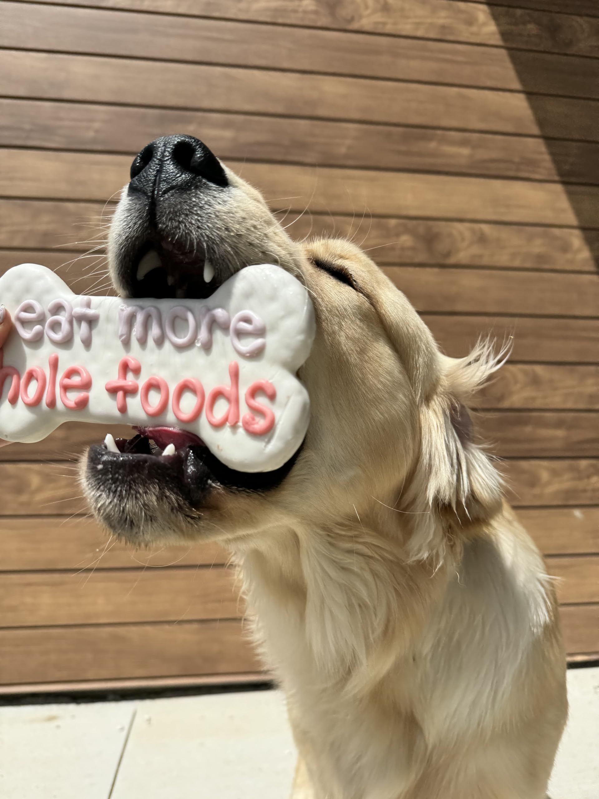 Wufers Doggie Donut: biscuits decoratifs pour chiens, texture croquante et appétissante.