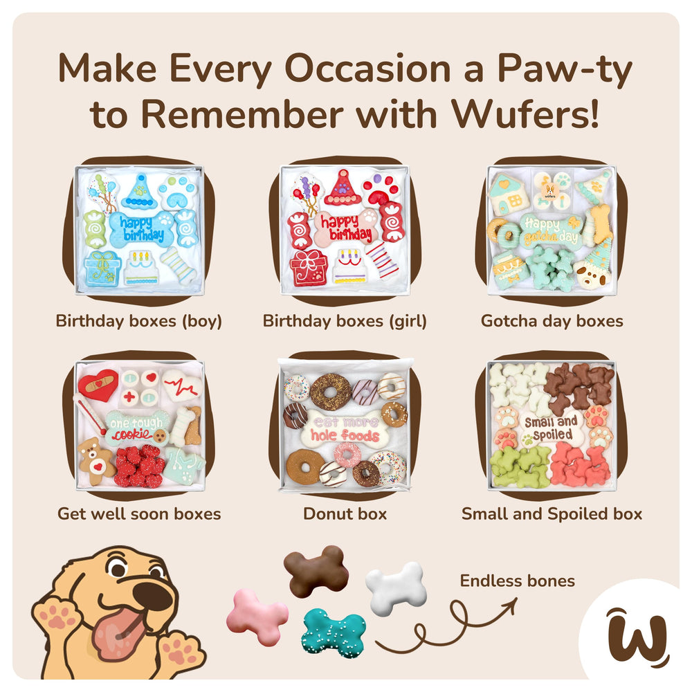 Wufers Doggie Donut: ingrédients humains locaux pour une friandise sûre.