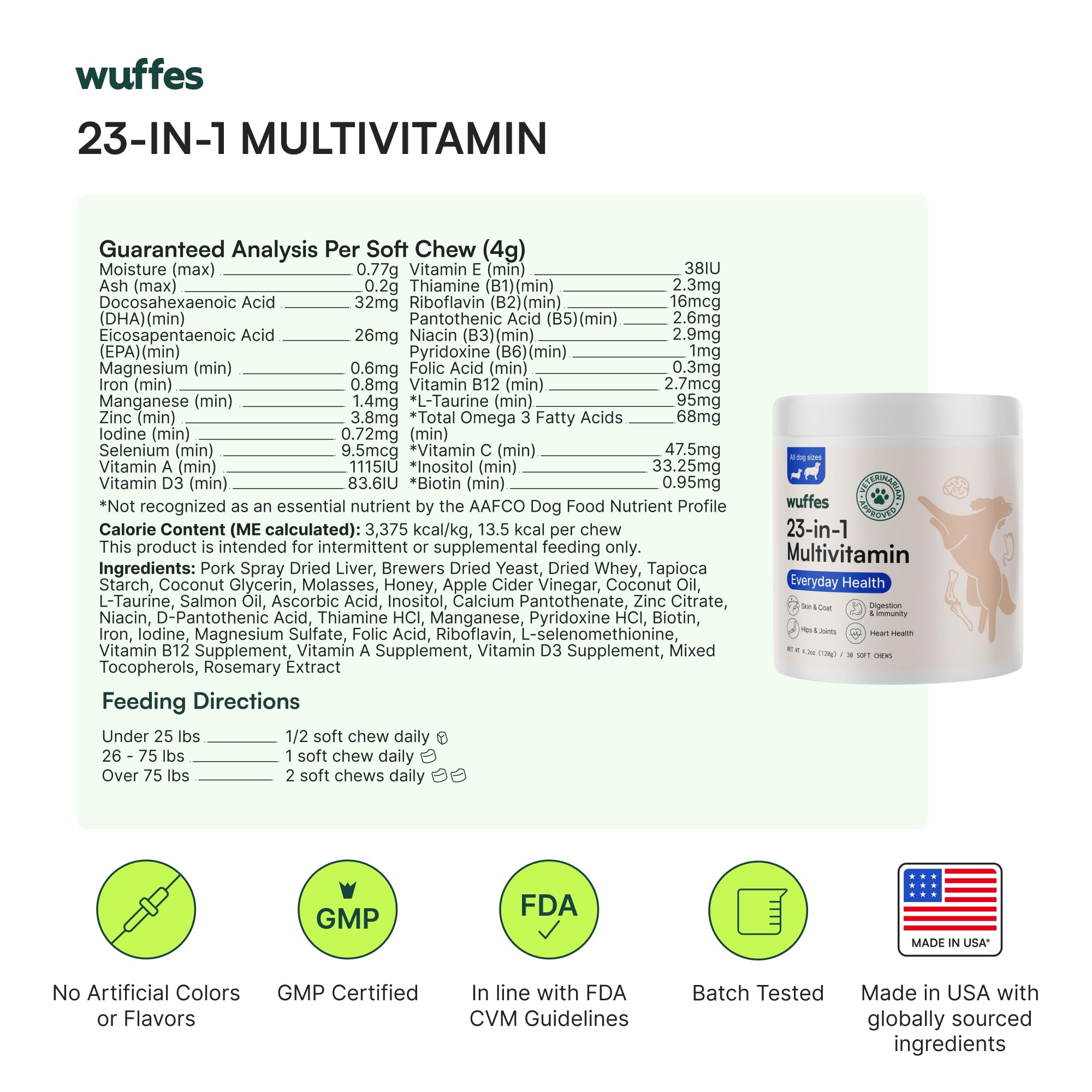 Hygiène dentaire et soin buccal par nutrition Wuffes