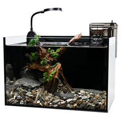 WURJHSONG Nano Nature – réservoir en verre net pour une vue claire et immersive.