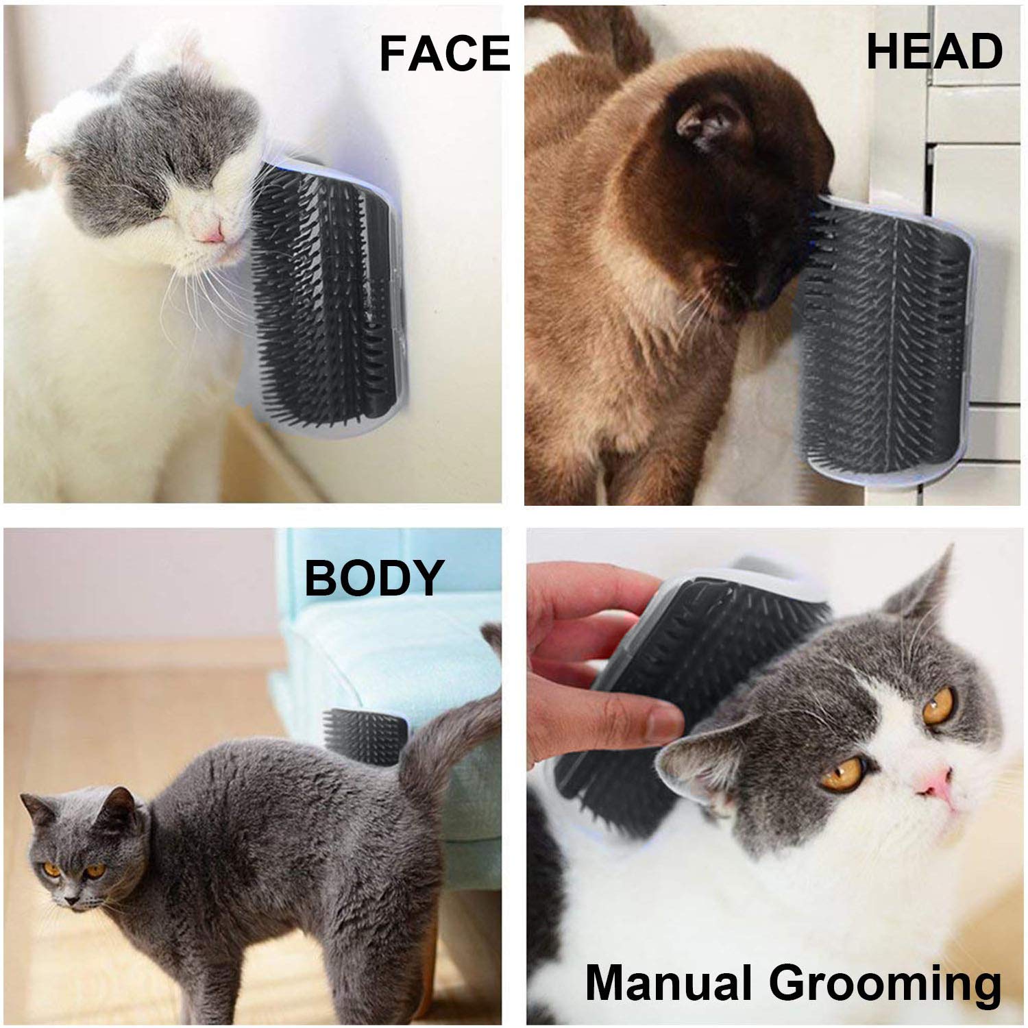 WWVVPET 3.0 poche chatnip intérieure – attirer le chat vers le toilettage
