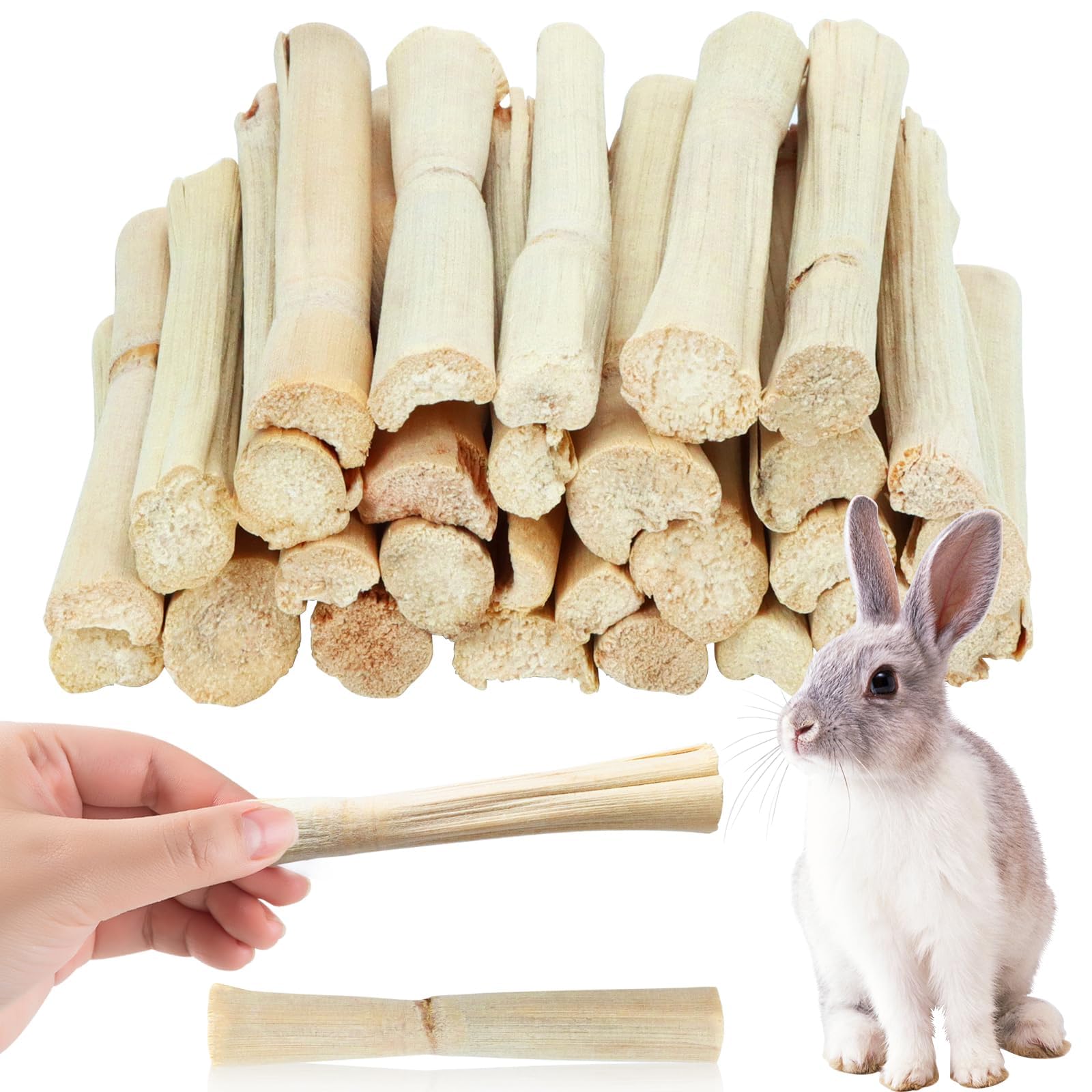 WYOMER mordilles-bambou-naturel: stimule la dentition et offre une friandise saine.