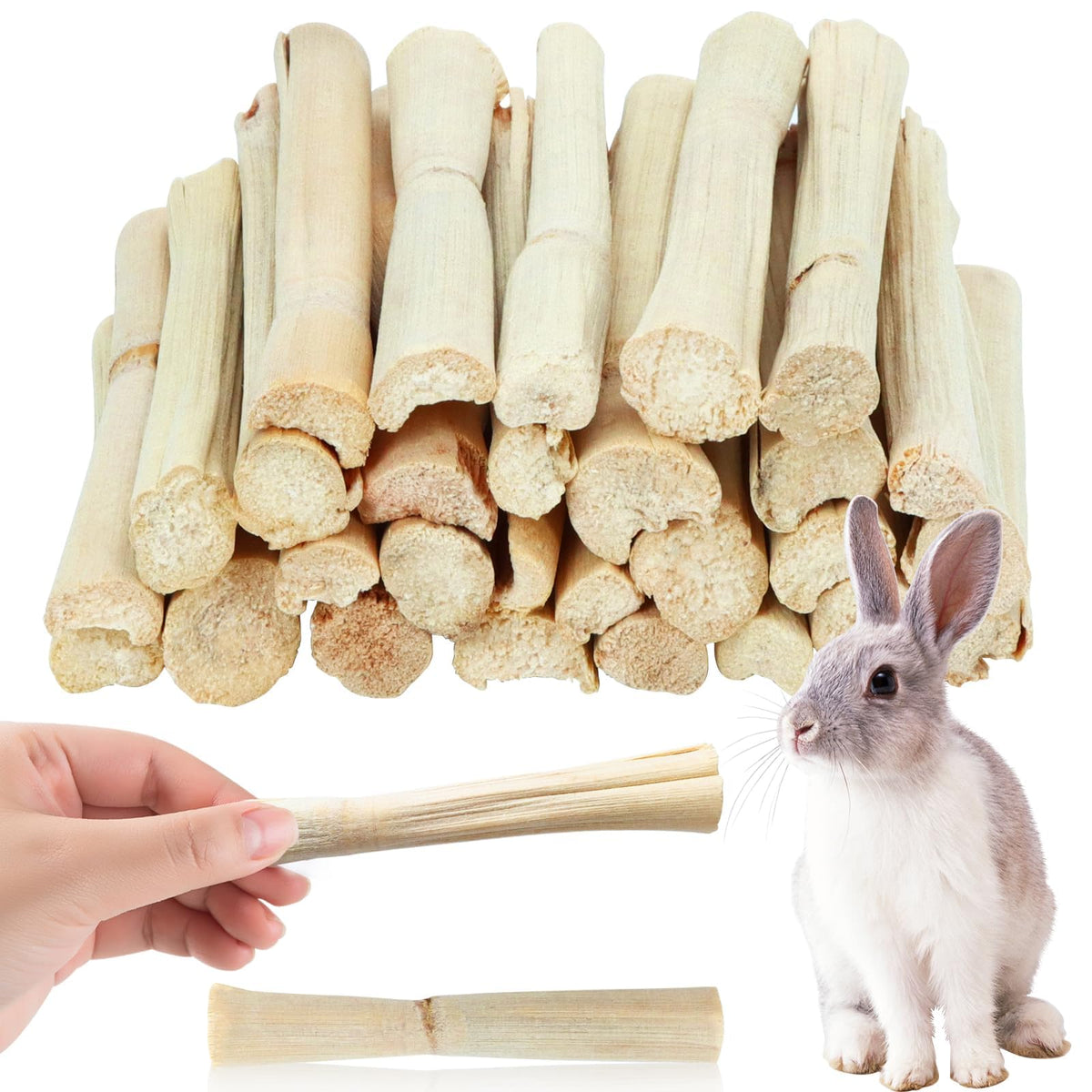 WYOMER mordilles-bambou-naturel: stimule la dentition et offre une friandise saine.