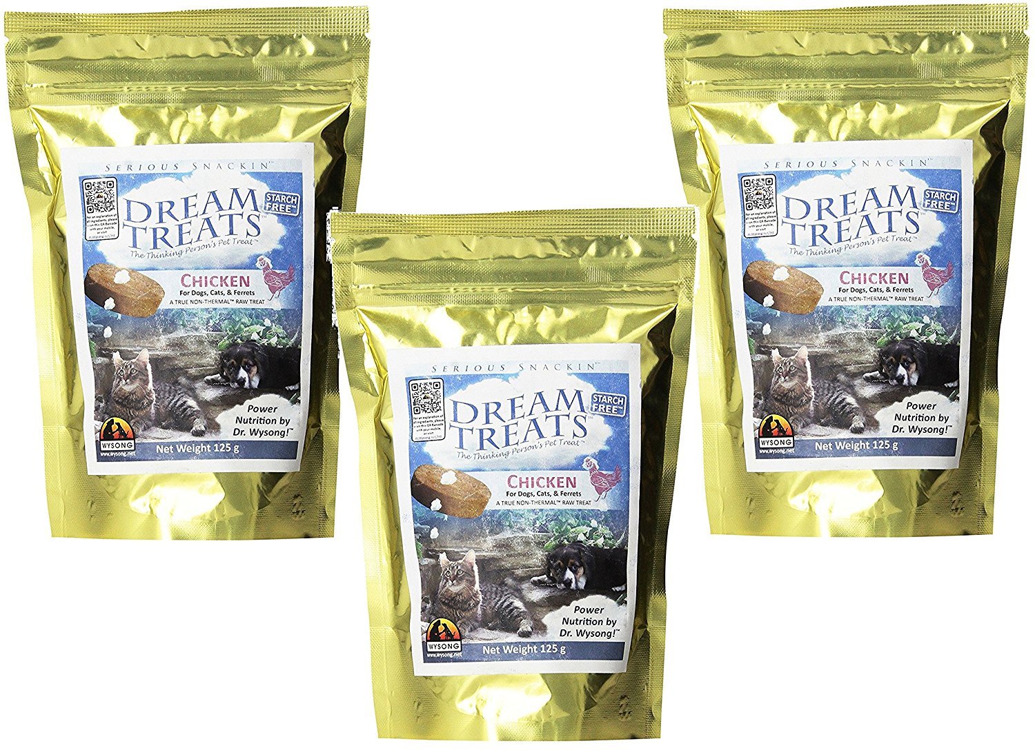Wysong Dream Treats Poulet: disque cru non chauffé idéal pour l’entraînement sans dégâts.