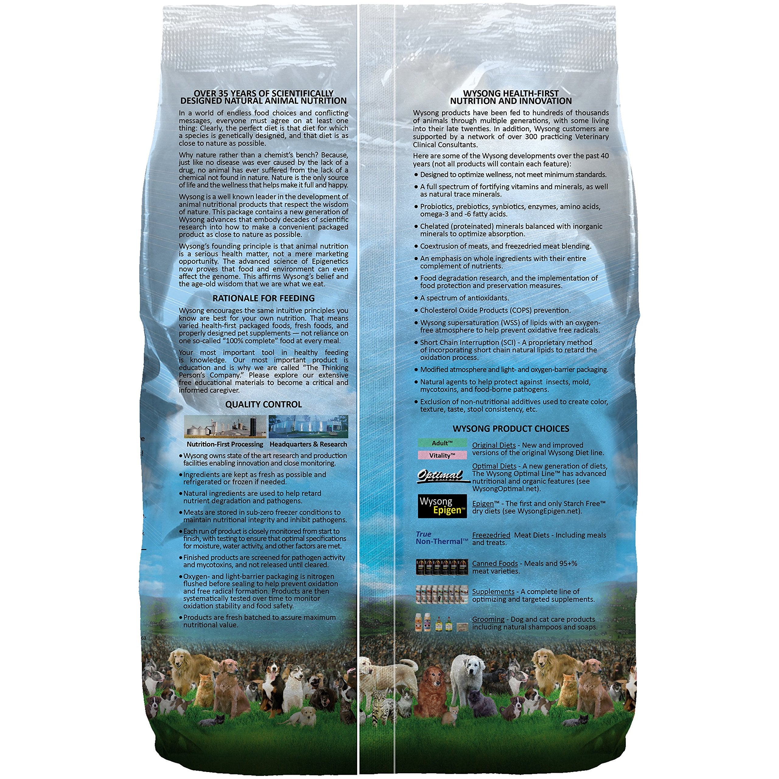 Wysong Fundamentals – poulet et riz brun, ingrédient principal du sac.
