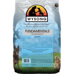 Wysong Fundamentals montre le sac croquettes 5 lb, pratique et facile à stocker.