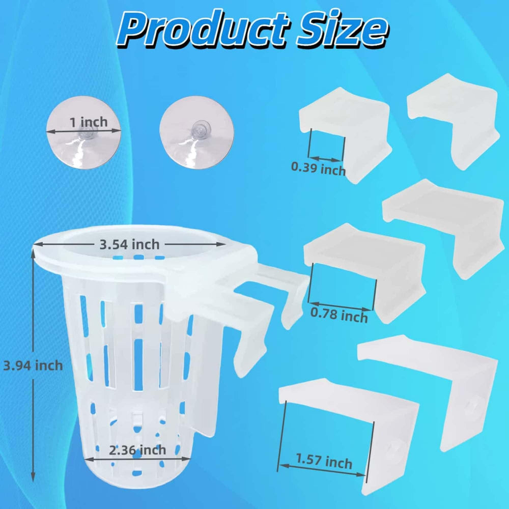Ensemble pratique pour optimiser l'agencement des plantes aquatiques.