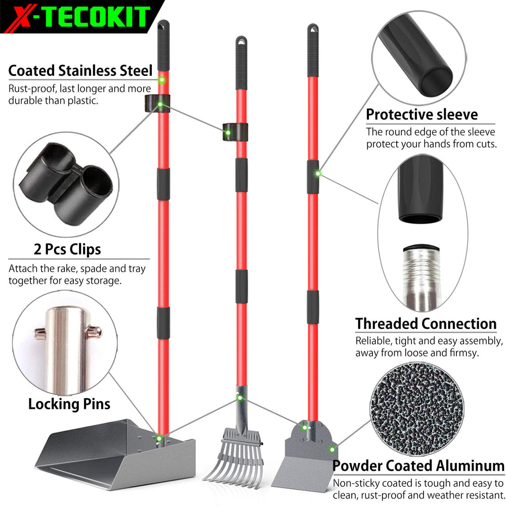 Grand bac X-TECOKIT 9,45 x 9 pouces prêt pour plusieurs crottes.