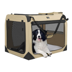 X-ZONE PET cage-chien 3-portes ensemble, transport facile et pratique