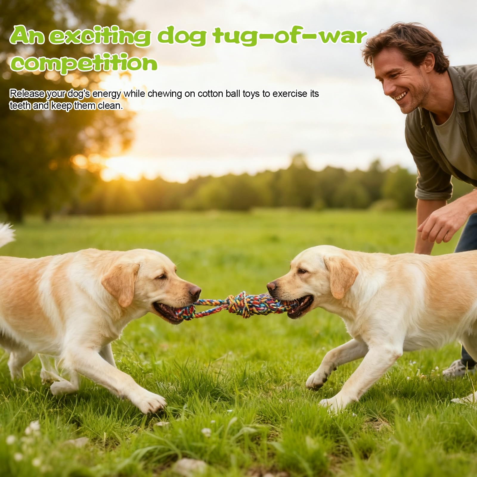 Xaninp Jouet corde douce – option tendre adaptée aux chiens sensibles.