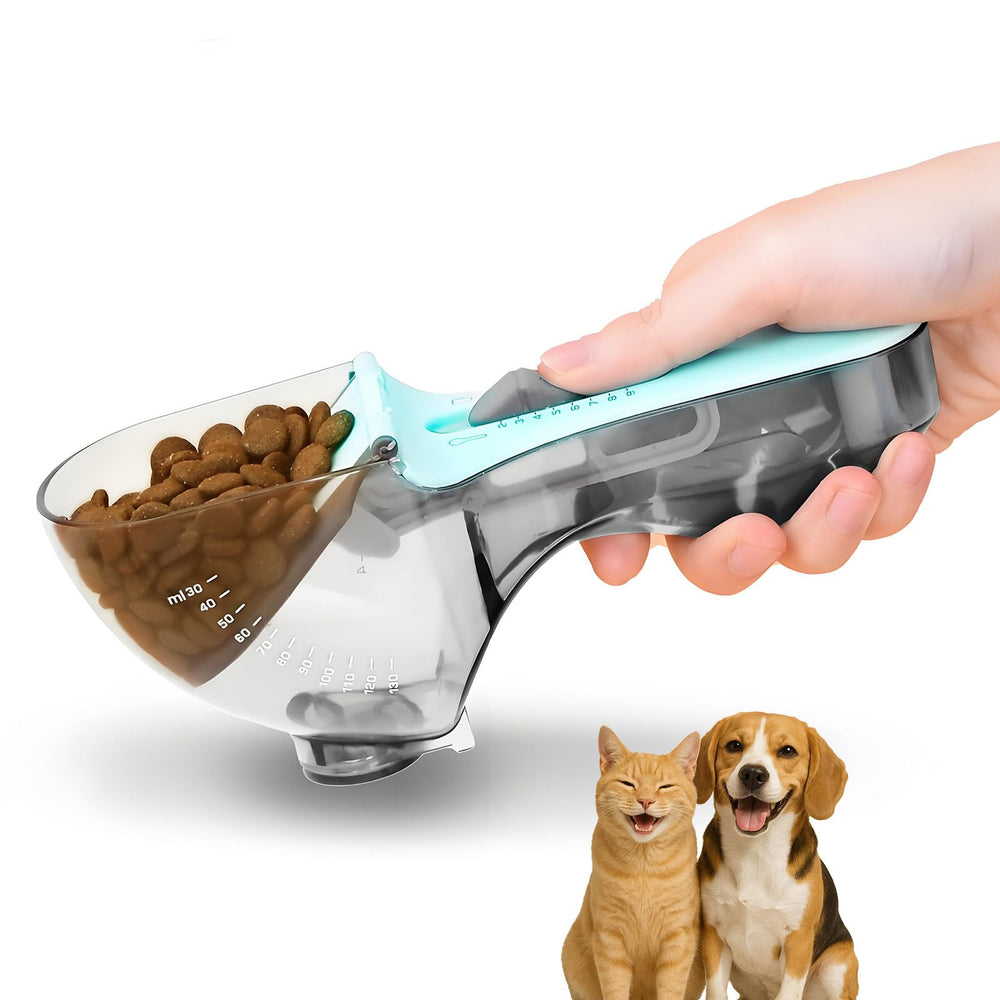XBEING pelle-doseuse chat et chien, graduation 1-2 tasse pour portions précises